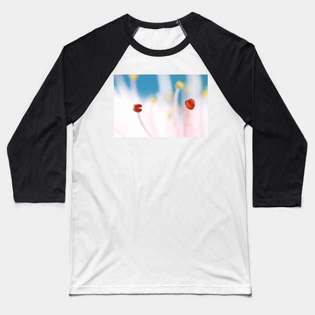 Stamen Kisses Baseball T-Shirt by SharonJ